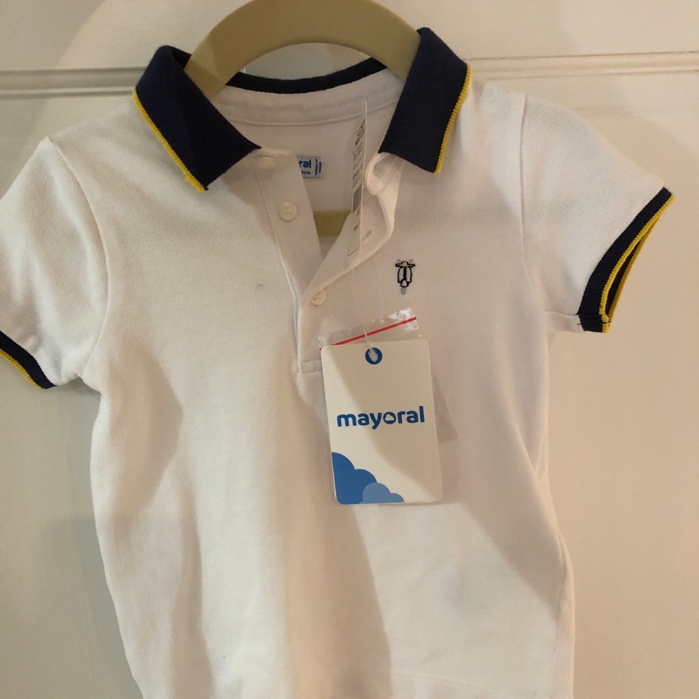 NWT. Baby boy collared shirt
